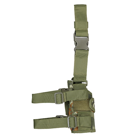 WoSport Universal Tactical Beinholster fr Pistole und Ersatzmagazin Nylon-Fabric rechts flecktarn Bild 1