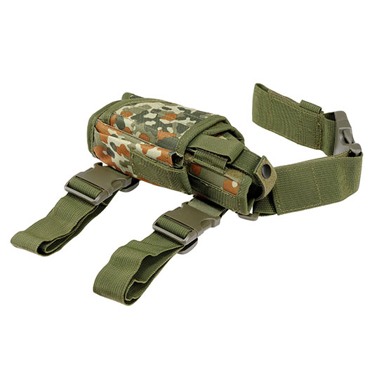 WoSport Universal Tactical Beinholster fr Pistole und Ersatzmagazin Nylon-Fabric rechts flecktarn Bild 8