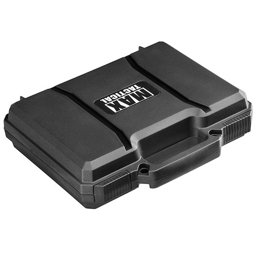 MAX Tactical Pistol Hard Case Pistolenkoffer 30 x 26 x 8,8 cm Waben-Schaumstoff schwarz