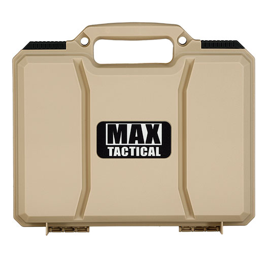 MAX Tactical Pistol Hard Case Pistolenkoffer 30 x 26 x 8,8 cm Waben-Schaumstoff tan Bild 3