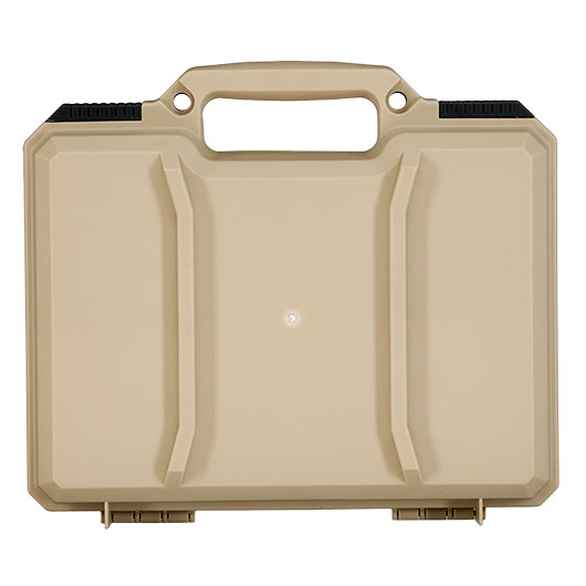 MAX Tactical Pistol Hard Case Pistolenkoffer 30 x 26 x 8,8 cm Waben-Schaumstoff tan Bild 4
