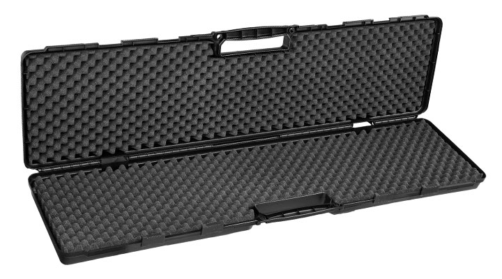 MAX Tactical Hard Case Waffenkoffer 120 x 33 x 11,5 cm Waben-Schaumstoff schwarz Bild 4