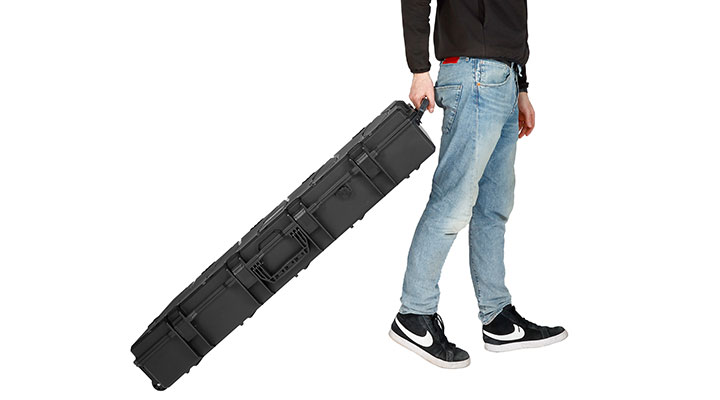 MAX Tactical XX-Large Hard Case Waffenkoffer / Trolley 122 x 51 x 18,5 cm PnP-Schaumstoff schwarz Bild 11
