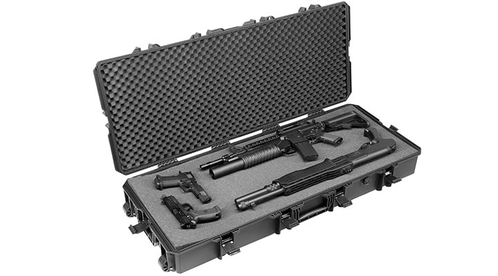 MAX Tactical XX-Large Hard Case Waffenkoffer / Trolley 122 x 51 x 18,5 cm PnP-Schaumstoff schwarz Bild 4