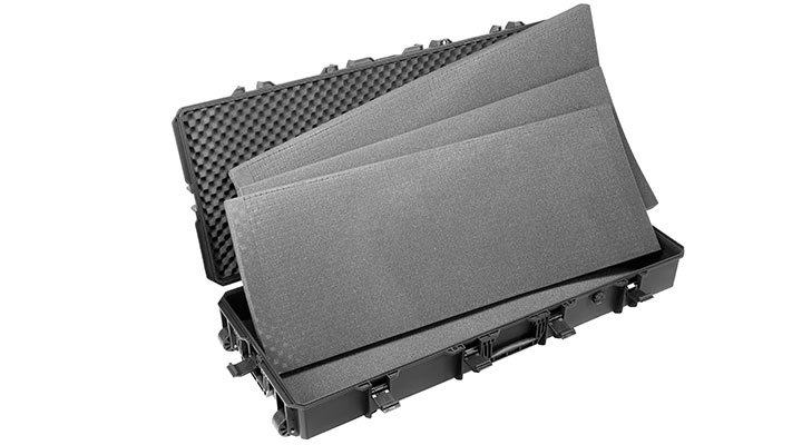MAX Tactical XX-Large Hard Case Waffenkoffer / Trolley 122 x 51 x 18,5 cm PnP-Schaumstoff schwarz Bild 6