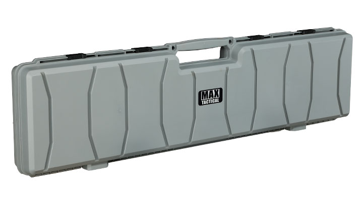 MAX Tactical Hard Case Waffenkoffer 120 x 33 x 11,5 cm Waben-Schaumstoff grau Bild 1