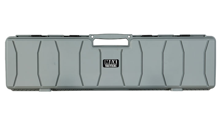 MAX Tactical Hard Case Waffenkoffer 120 x 33 x 11,5 cm Waben-Schaumstoff grau Bild 2