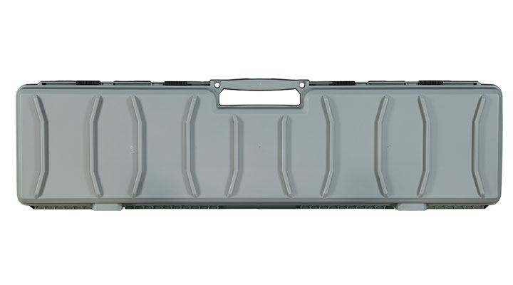 MAX Tactical Hard Case Waffenkoffer 120 x 33 x 11,5 cm Waben-Schaumstoff grau Bild 3