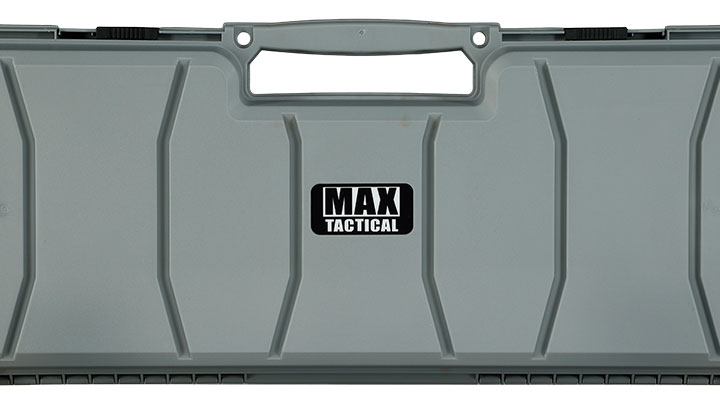 MAX Tactical Hard Case Waffenkoffer 120 x 33 x 11,5 cm Waben-Schaumstoff grau Bild 8