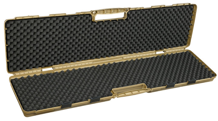MAX Tactical Hard Case Waffenkoffer 120 x 33 x 11,5 cm Waben-Schaumstoff oliv Bild 4