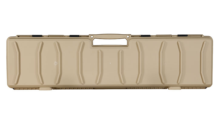 MAX Tactical Hard Case Waffenkoffer 120 x 33 x 11,5 cm Waben-Schaumstoff tan Bild 3