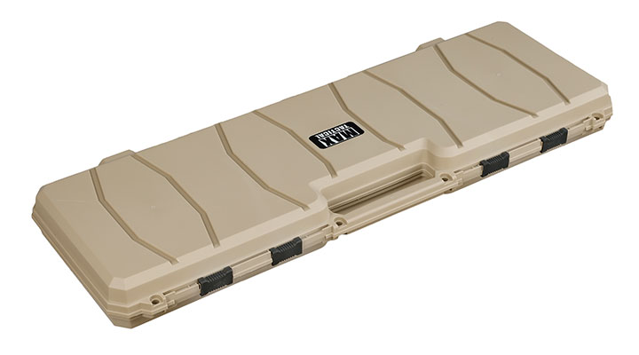 MAX Tactical Hard Case Waffenkoffer 100 x 35 x 10 cm Waben-Schaumstoff tan