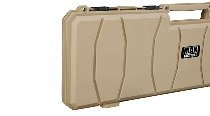MAX Tactical Hard Case Waffenkoffer 100 x 35 x 10 cm Waben-Schaumstoff tan Bild 7