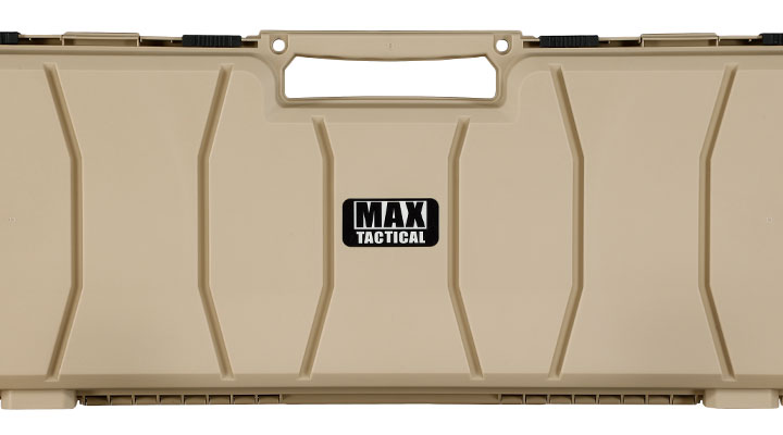 MAX Tactical Hard Case Waffenkoffer 100 x 35 x 10 cm Waben-Schaumstoff tan Bild 8