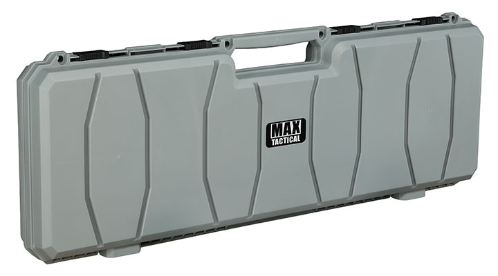 MAX Tactical Hard Case Waffenkoffer 100 x 35 x 10 cm Waben-Schaumstoff grau Bild 1