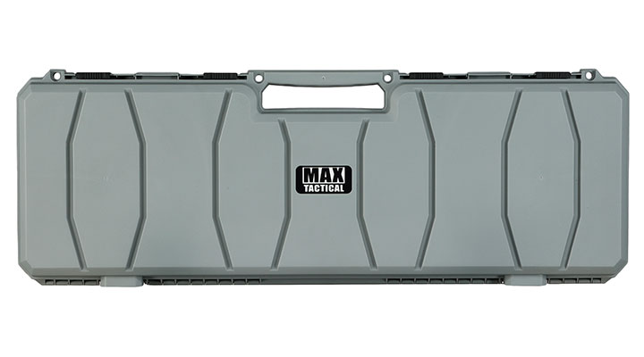 MAX Tactical Hard Case Waffenkoffer 100 x 35 x 10 cm Waben-Schaumstoff grau Bild 2
