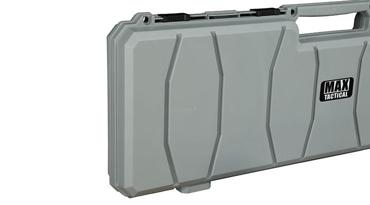MAX Tactical Hard Case Waffenkoffer 100 x 35 x 10 cm Waben-Schaumstoff grau Bild 7
