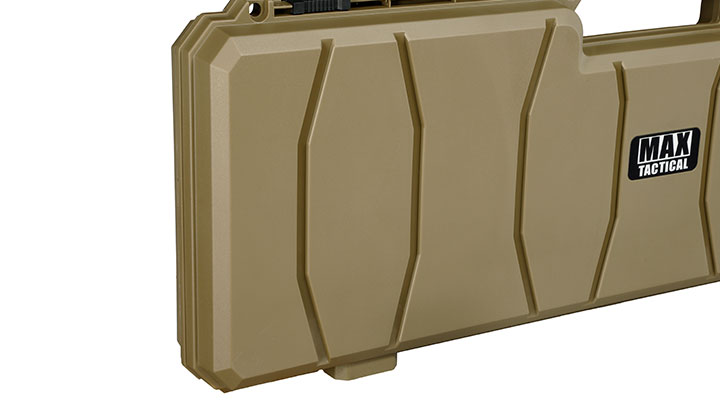 MAX Tactical Hard Case Waffenkoffer 100 x 35 x 10 cm Waben-Schaumstoff oliv Bild 7