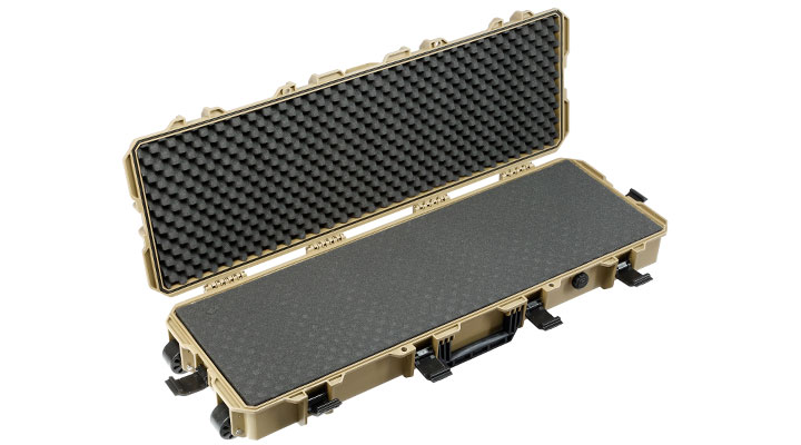 MAX Tactical Large Hard Case Waffenkoffer / Trolley 102 x 36,5 x 14,5 cm PnP-Schaumstoff oliv Bild 5
