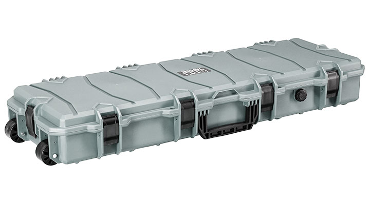 MAX Tactical Large Hard Case Waffenkoffer / Trolley 102 x 36,5 x 14,5 cm PnP-Schaumstoff grau