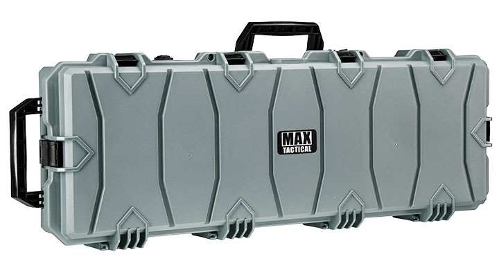 MAX Tactical Large Hard Case Waffenkoffer / Trolley 102 x 36,5 x 14,5 cm PnP-Schaumstoff grau Bild 1