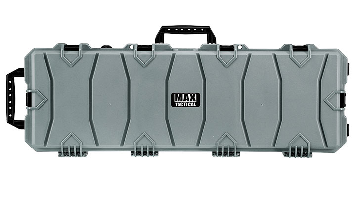 MAX Tactical Large Hard Case Waffenkoffer / Trolley 102 x 36,5 x 14,5 cm PnP-Schaumstoff grau Bild 2