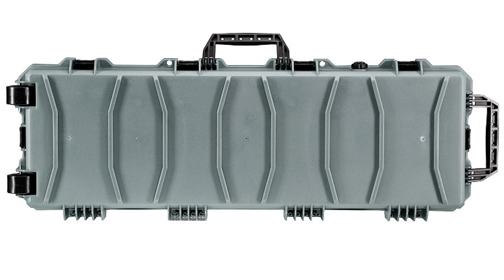 MAX Tactical Large Hard Case Waffenkoffer / Trolley 102 x 36,5 x 14,5 cm PnP-Schaumstoff grau Bild 3