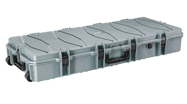 MAX Tactical XX-Large Hard Case Waffenkoffer / Trolley 122 x 51 x 18,5 cm PnP-Schaumstoff grau