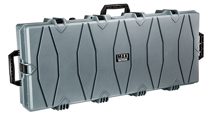 MAX Tactical XX-Large Hard Case Waffenkoffer / Trolley 122 x 51 x 18,5 cm PnP-Schaumstoff grau Bild 1