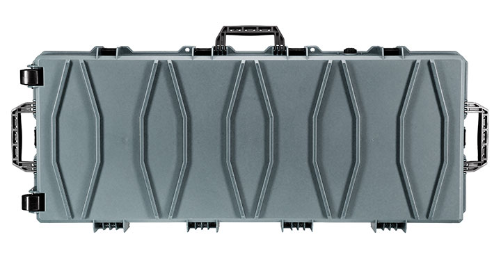 MAX Tactical XX-Large Hard Case Waffenkoffer / Trolley 122 x 51 x 18,5 cm PnP-Schaumstoff grau Bild 3