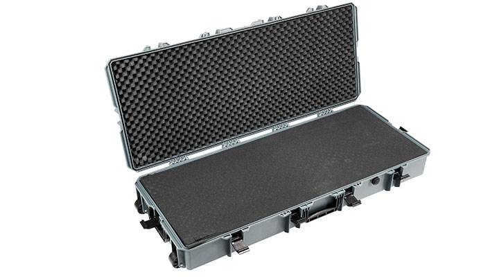 MAX Tactical XX-Large Hard Case Waffenkoffer / Trolley 122 x 51 x 18,5 cm PnP-Schaumstoff grau Bild 5