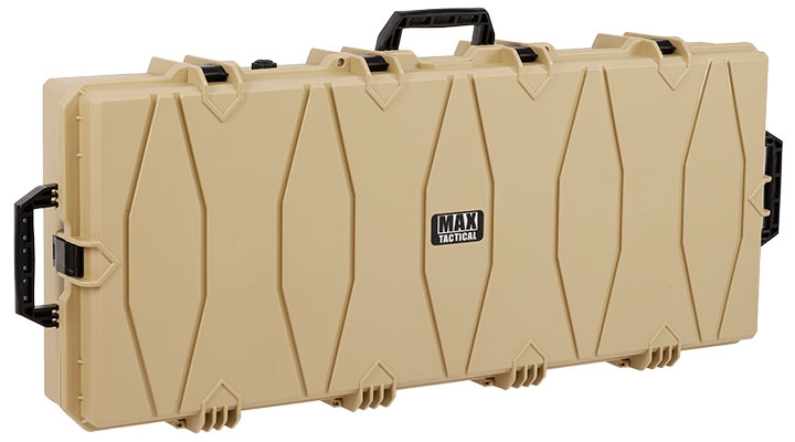 MAX Tactical XX-Large Hard Case Waffenkoffer / Trolley 122 x 51 x 18,5 cm PnP-Schaumstoff tan Bild 1