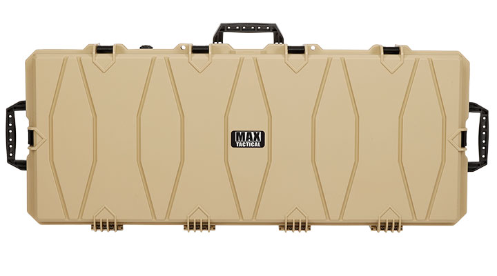 MAX Tactical XX-Large Hard Case Waffenkoffer / Trolley 122 x 51 x 18,5 cm PnP-Schaumstoff tan Bild 2