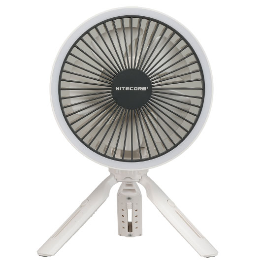 Nitecore NEF10 Ventilator mit LED-Licht und Powerbank wei