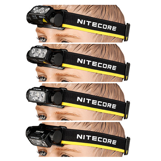 Nitecore HC60 UHE LED-Stirnlampe - 1600 Lumen Nylonkopfband Bild 2