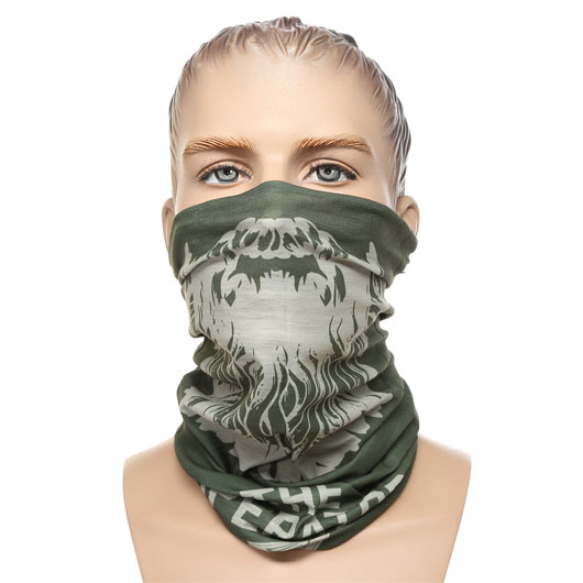 Spaeher Multifunktionstuch BEARD ON - I AM THE Operator urban green Bild 1