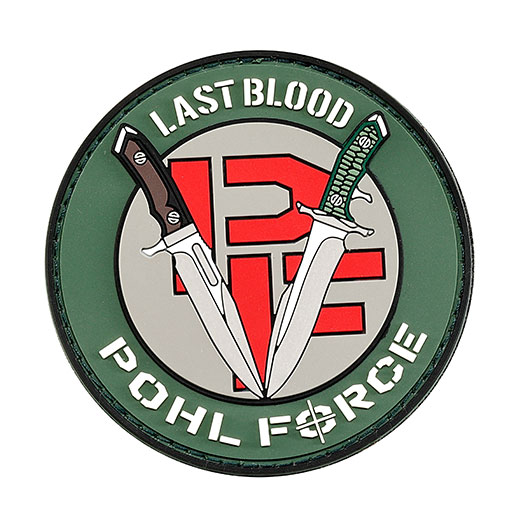 Pohl Force 3D Rubber Patch mit Klettflche MK-8/MK-9 Last Blood grn