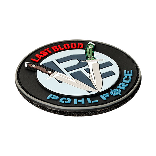 Pohl Force 3D Rubber Patch mit Klettflche MK-8/MK-9 Last Blood blau Bild 1