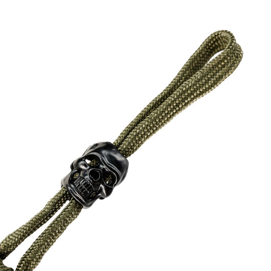 Pohl Force Lanyard Black Skull oliv Bild 2