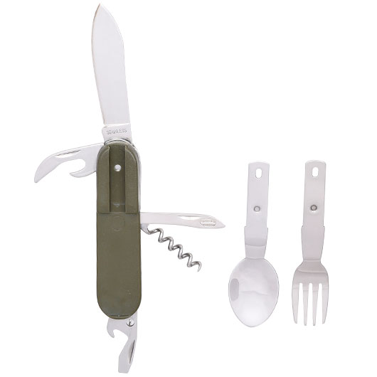 Tac Maven Outdoor Essbesteck Olaf oliv Bild 4