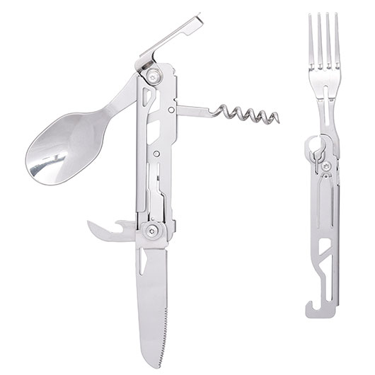 Tac Maven Outdoor Essbesteck Thor silber Bild 6