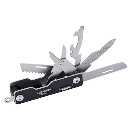 Tac Maven Multitool Dagmar schwarz/silber inkl. Grteltasche Bild 2