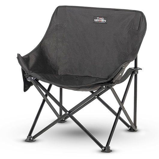 Tac Maven Camping Klappstuhl schwarz Bild 1