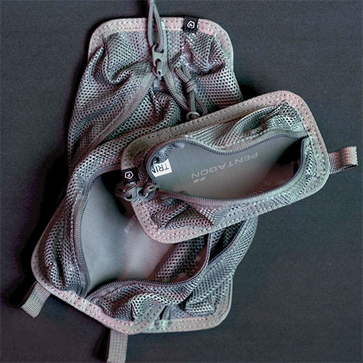 Pentagon Netztasche Trinity Set mit Klettflche grau 3 Stck Bild 1