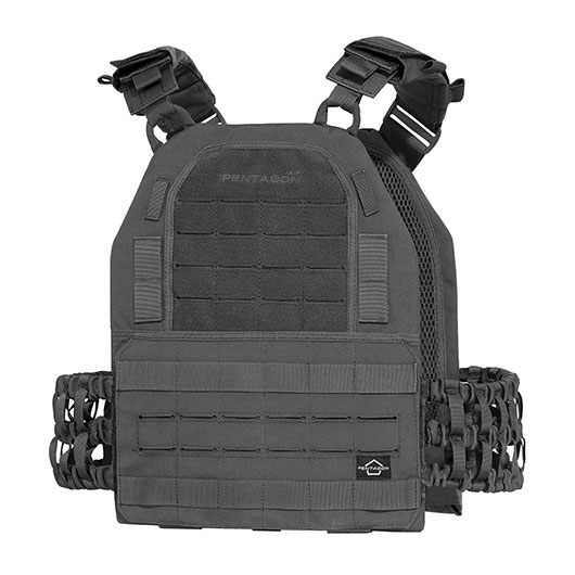 Pentagon Plattentrger Aspis Molle schwarz