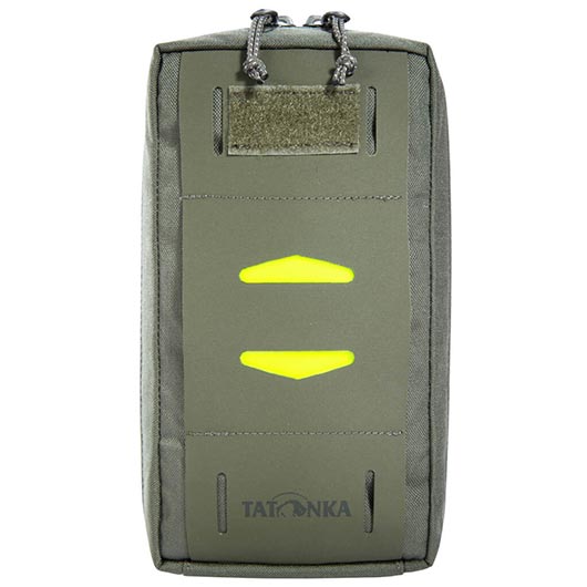 Tatonka Mehrzwecktasche Universal Pouch Molle steingrau oliv 10 x 20 cm inkl. Signalpatch Bild 1