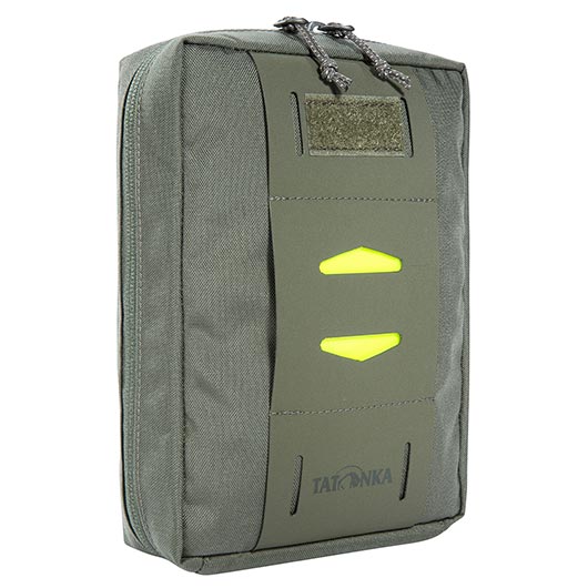 Tatonka Mehrzwecktasche Universal Pouch Molle steingrau oliv 14 x 20 cm inkl. Signalpatch