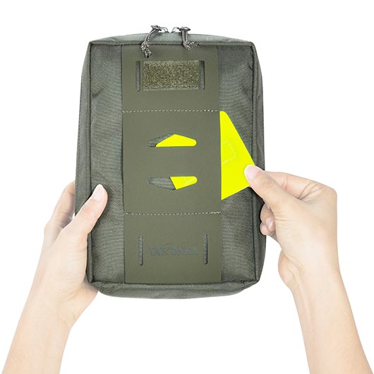 Tatonka Mehrzwecktasche Universal Pouch Molle steingrau oliv 14 x 20 cm inkl. Signalpatch Bild 6