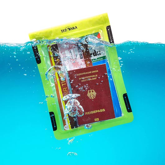 Tatonka Schutzhlle WP Dry Bag A5 fr Handy, Tablet... lime wasserdicht Bild 2