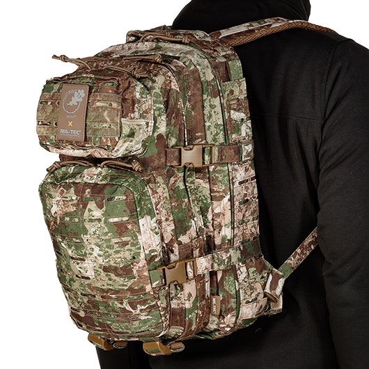Mil-Tec Rucksack Assault Pack Laser Cut small 20L Phantomleaf WASP I Z2 Bild 5
